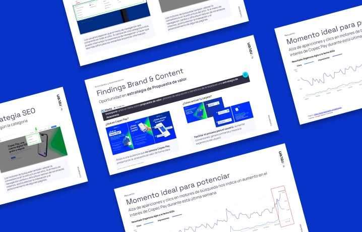 Brand, content and SEO findings