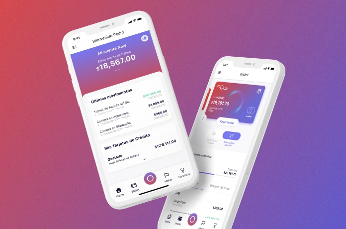 NOW app, balance and transactions