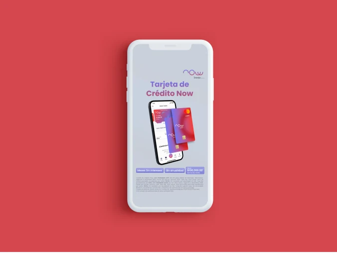 NOW credit card application