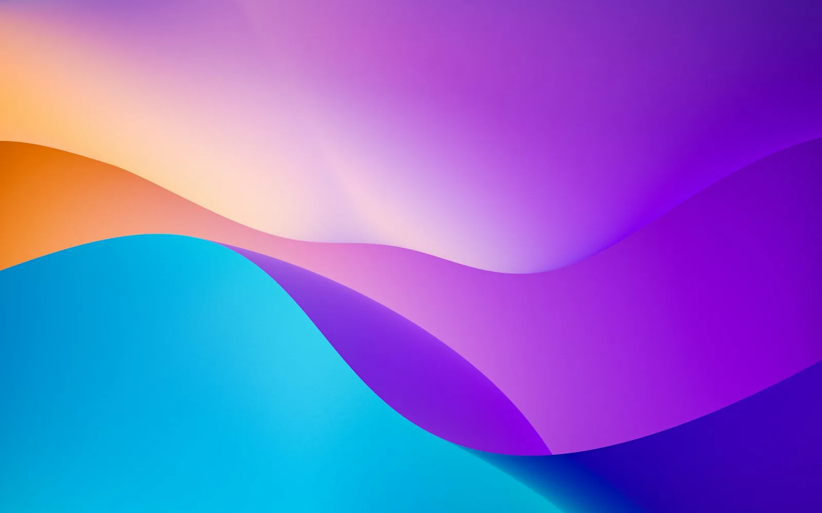 Composición abstracta en azul, naranja y amarillo